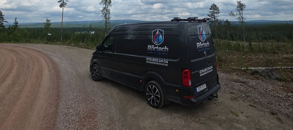 Rörtech VVS servicebil i Sälenfjällen